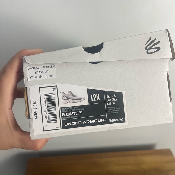 Under armour new Kids' Curry 3Z24 Basketball Shoe Little Kid size 12 - Picture 9 of 9